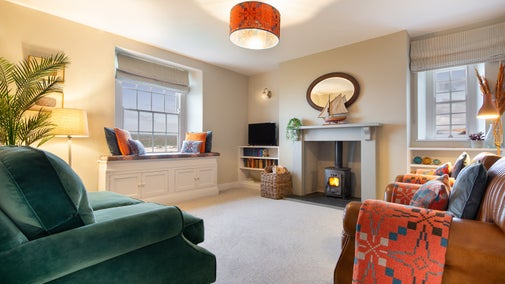 The snug at Rhossili Old Rectory, South Wales